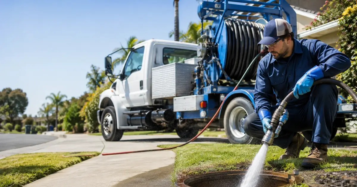 Hydro jet sewer cleaning San Lorenzo