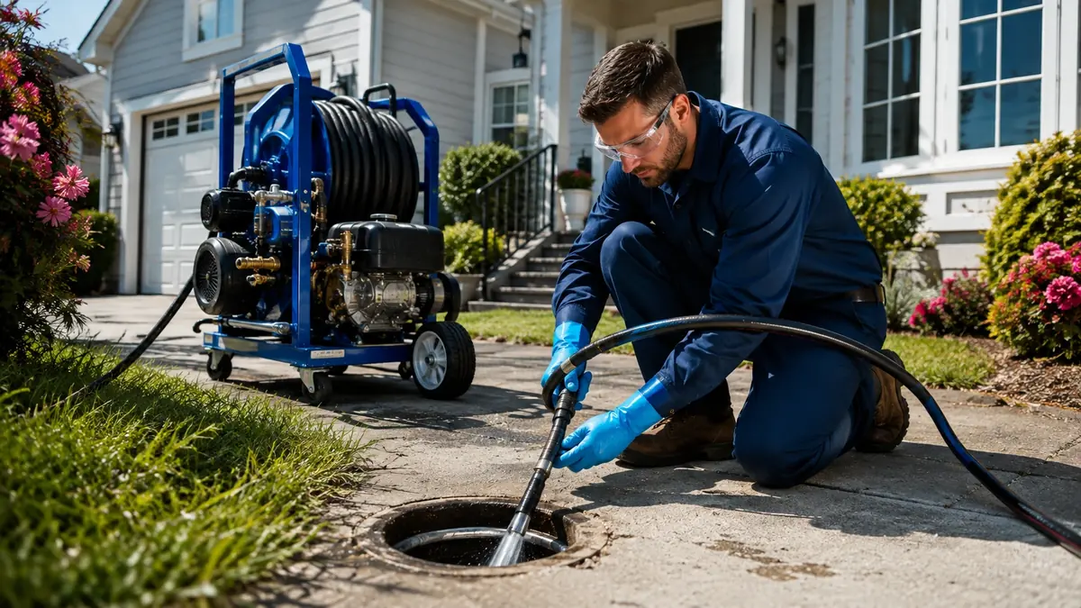 Residential Hydro Jet Drain Cleaning in San Lorenzo