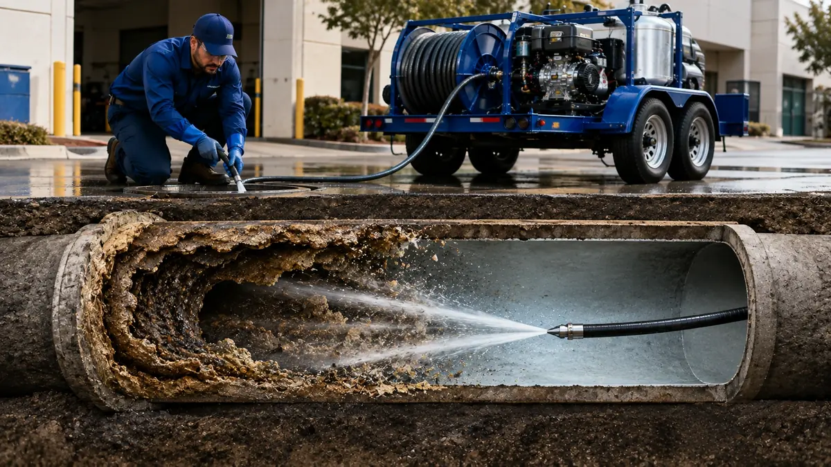 Sewer Pipe Descaling in San Lorenzo